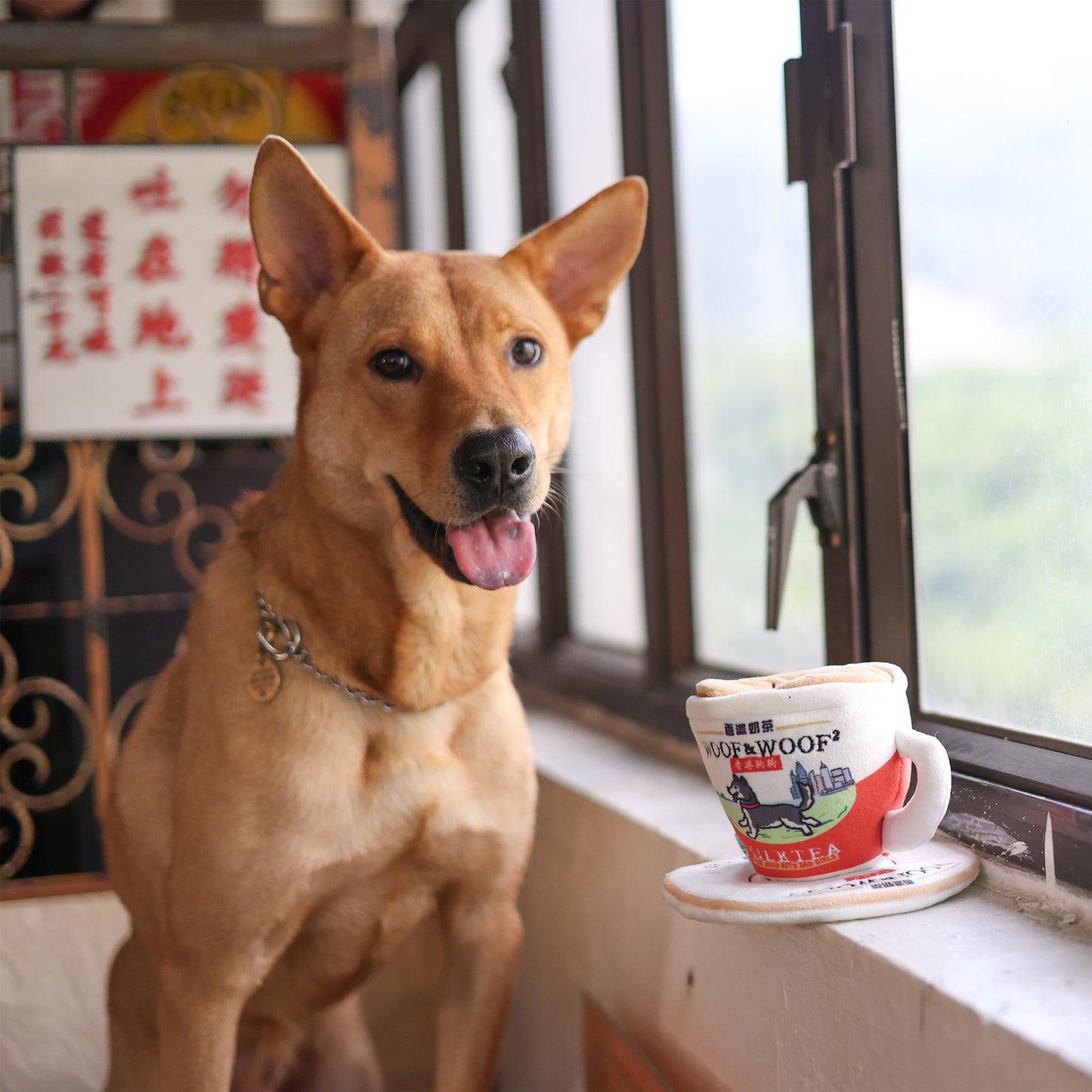 Woof² Hong Kong Milk Tea 2-in-1 Nose-work Pet Toy