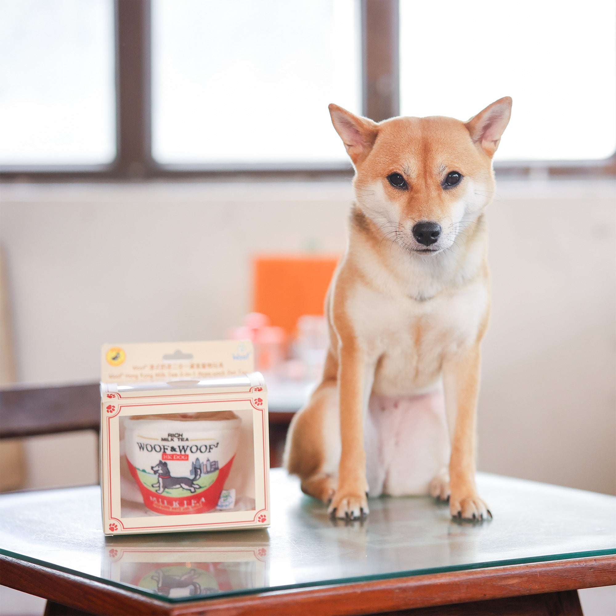 Woof² Hong Kong Milk Tea 2-in-1 Nose-work Pet Toy