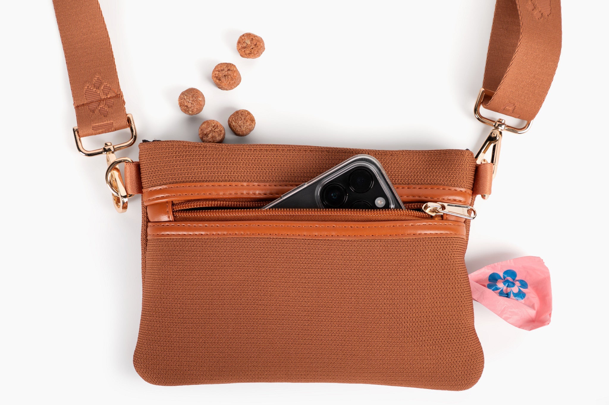Bark Bag Dog Treat Pouch - Brown