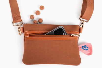 Bark Bag Dog Treat Pouch - Brown