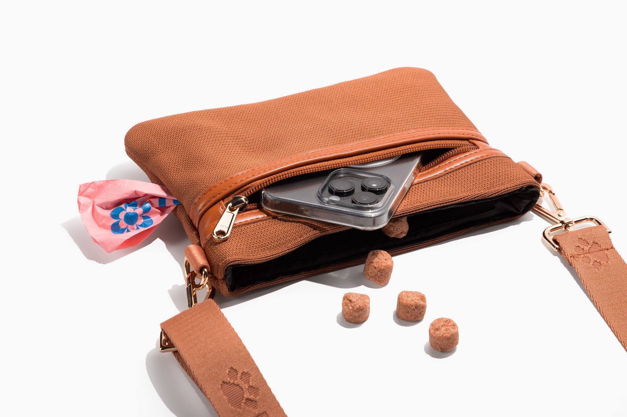 Bark Bag Dog Treat Pouch - Brown
