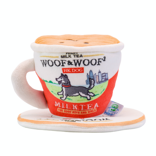 Woof² Hong Kong Milk Tea 2-in-1 Nose-work Pet Toy
