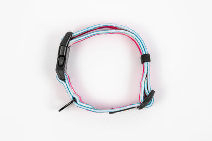Mountainscape Adjustable Dog Collar - Pink