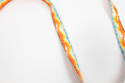 Mountainscape Dog Leash - Orange