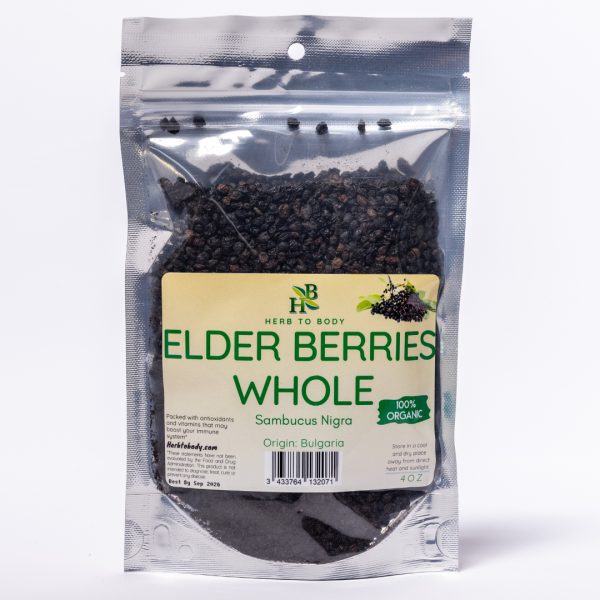 Organic Elderberries Whole