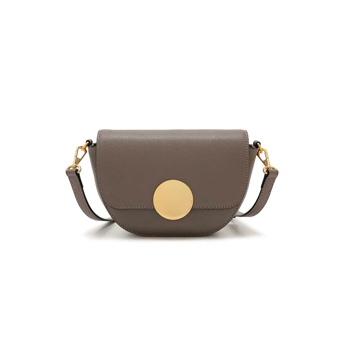 Lottie Saddle Crossbody Grey