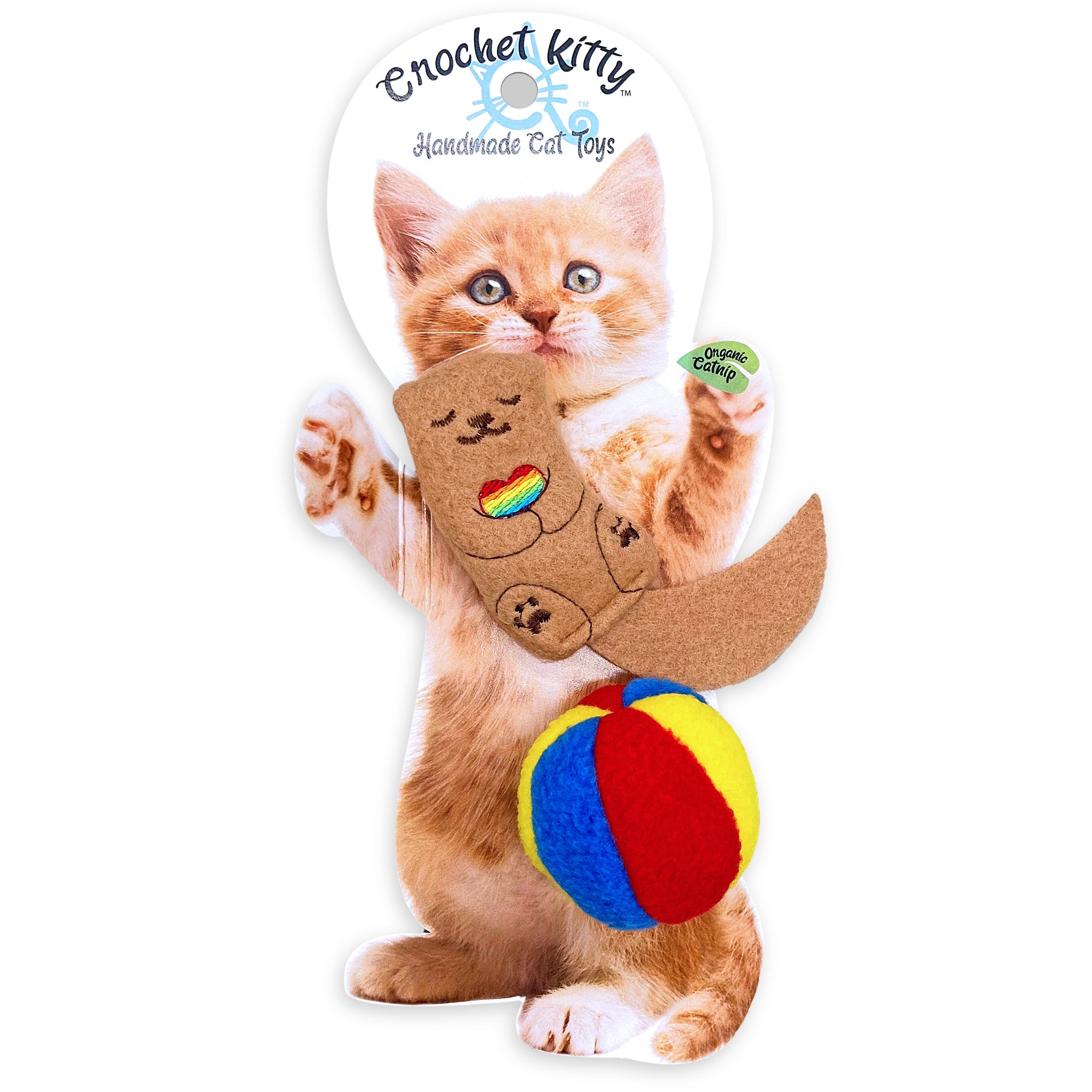 Catnip Otter with Beach Ball