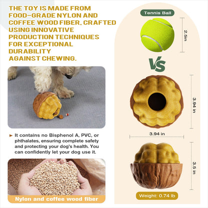 KADTC All in ONE 3 in 1 Durable Dog Fillable Toy & Frozen Lick Treat Tray Freeze Ball & Food Dispensing Balls Peanut Butter Filler Enrichment Cup Indestructible Dogs Chew Toys Christmas New Year Gift