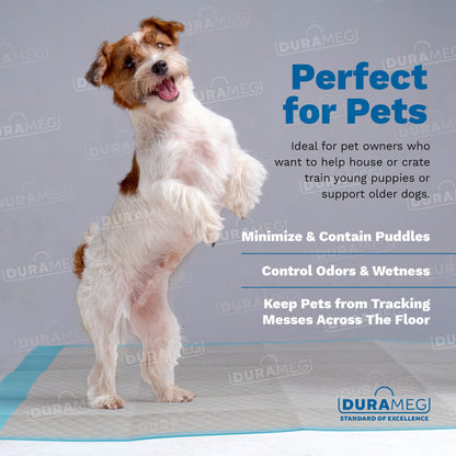 Chucks Pads Disposable Underpads | 17"x24" Incontinence Chux Pads [300-Pads: 3 Pack of 100]