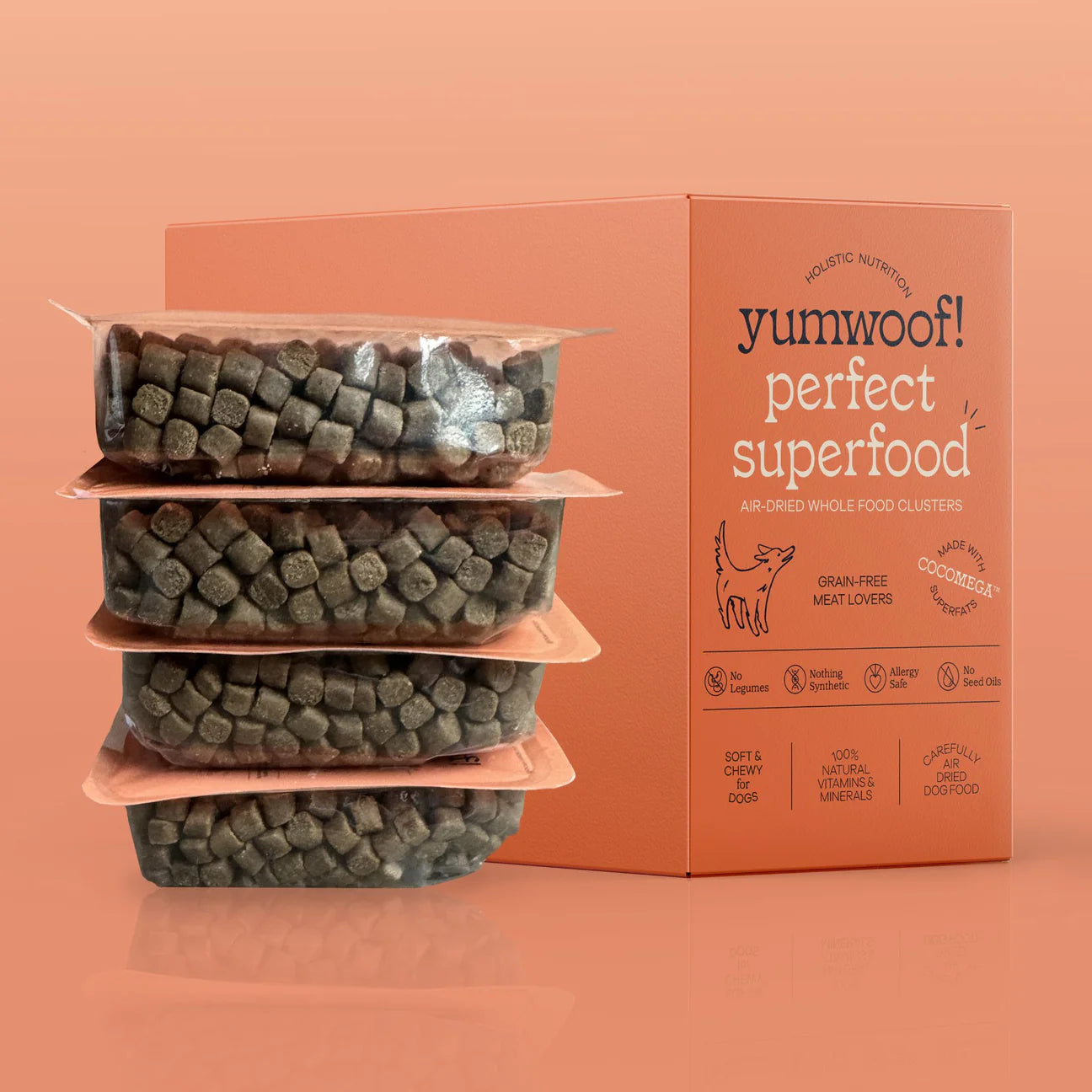 Perfect Superfood Hypoallergenic Air-Dried Dog Food-Meat Lovers