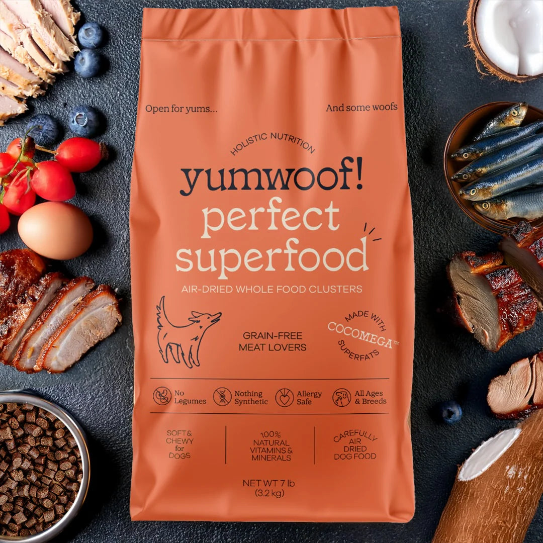 Perfect Superfood Hypoallergenic Air-Dried Dog Food-Meat Lovers