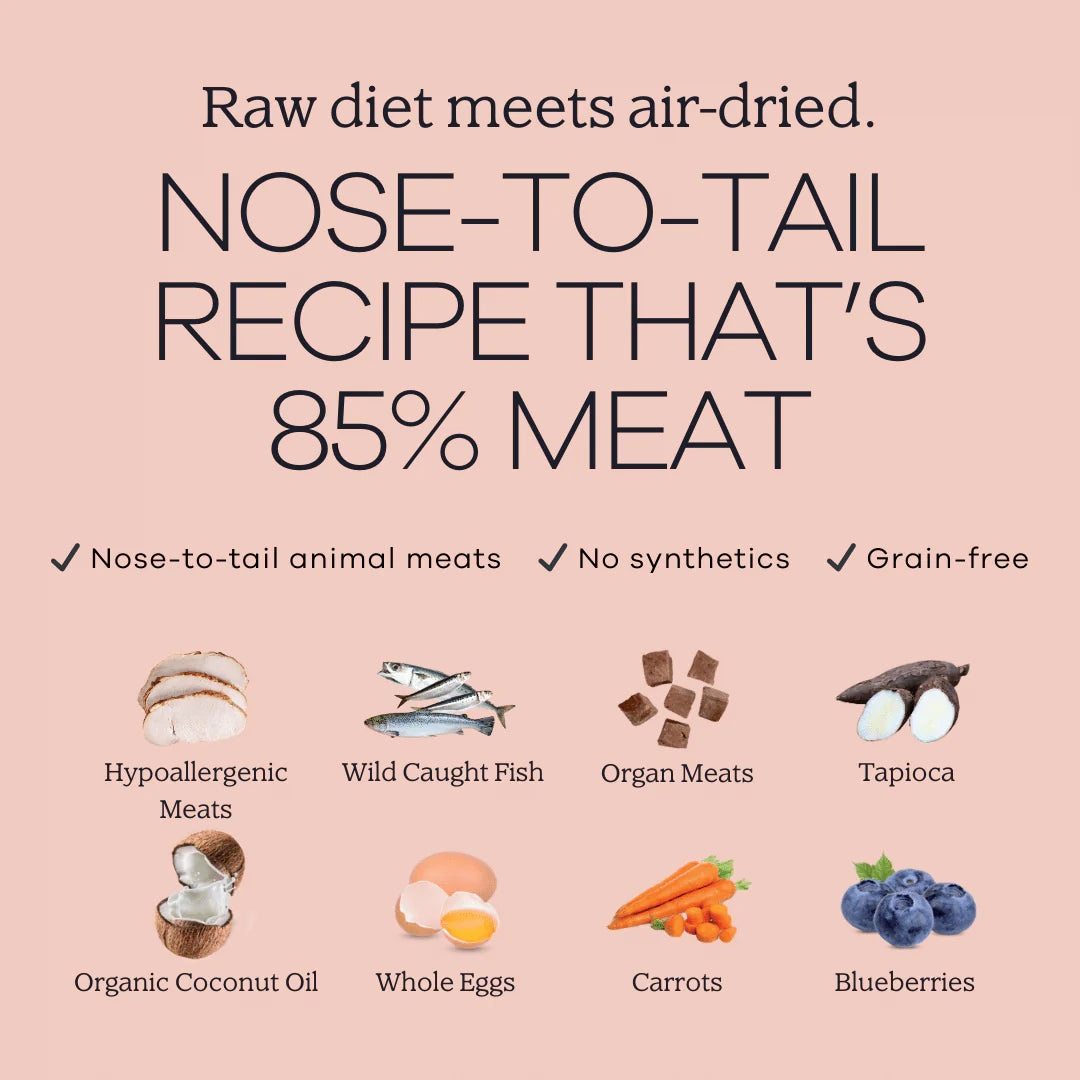 Perfect Superfood Hypoallergenic Air-Dried Dog Food-Meat Lovers