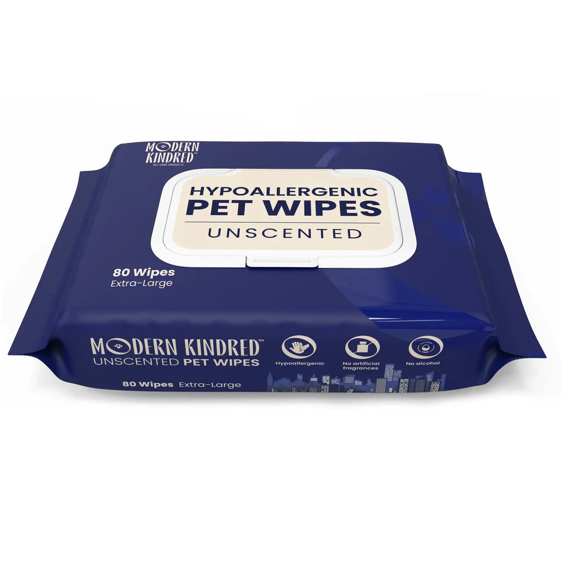 Extra Large Unscented Hypoallergenic Pet Wipes for Dogs & Cats