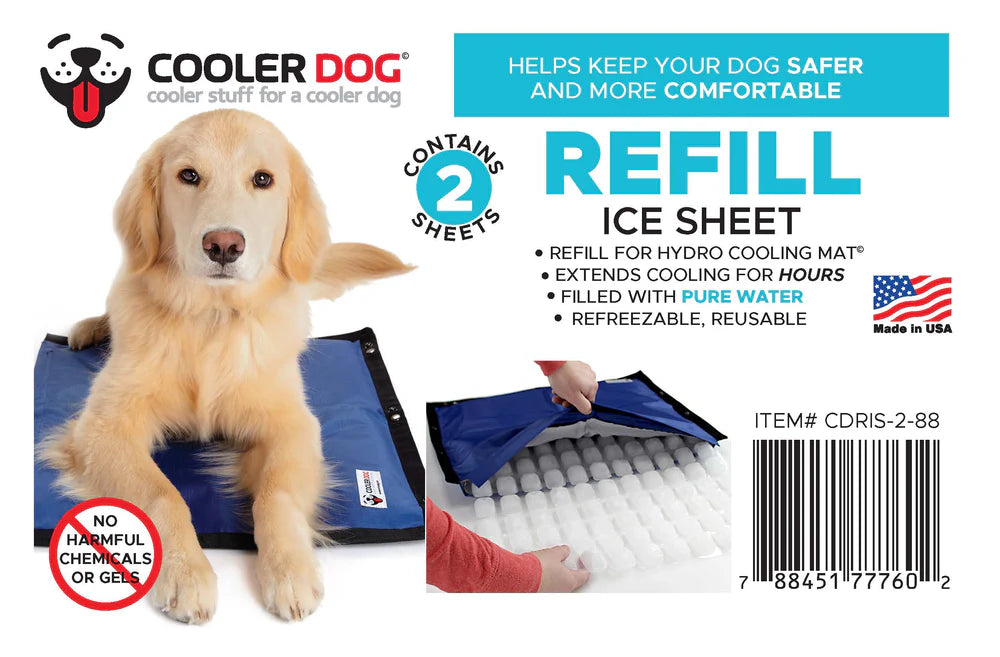 Ice Refill Sheet Hydro Cooling Mat - 2 Pack