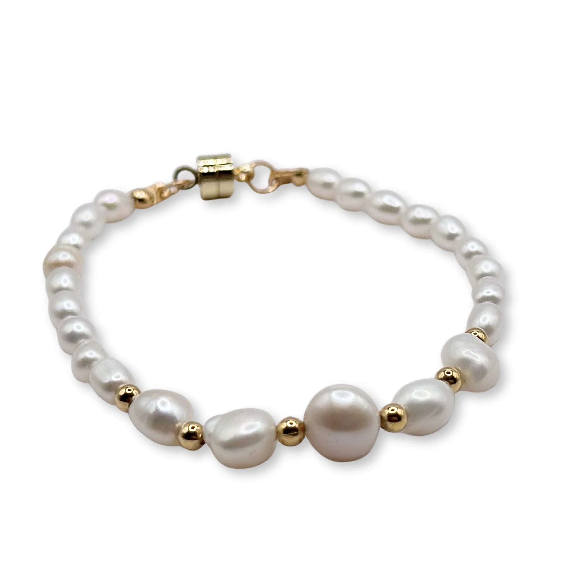 Alpha Pearl Bracelet