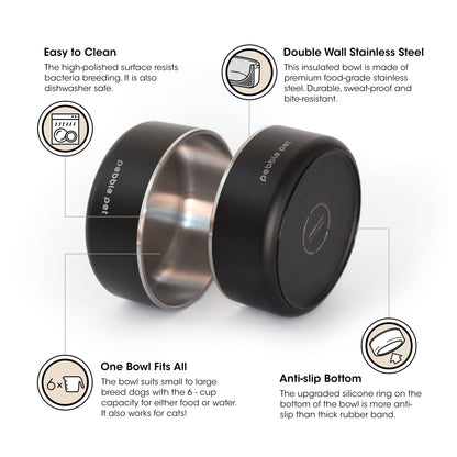 Human-grade Stainless Steel Pet Bowl