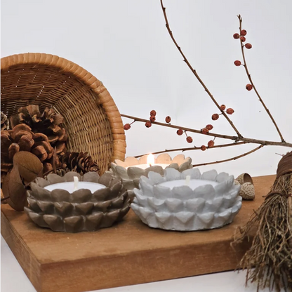 Pinecone Tealight Candle Holder