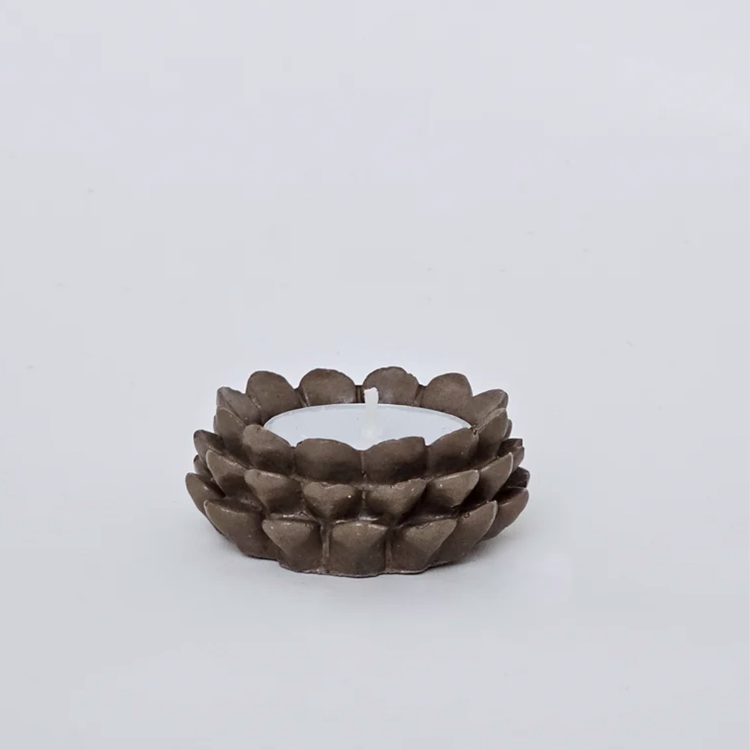 Pinecone Tealight Candle Holder