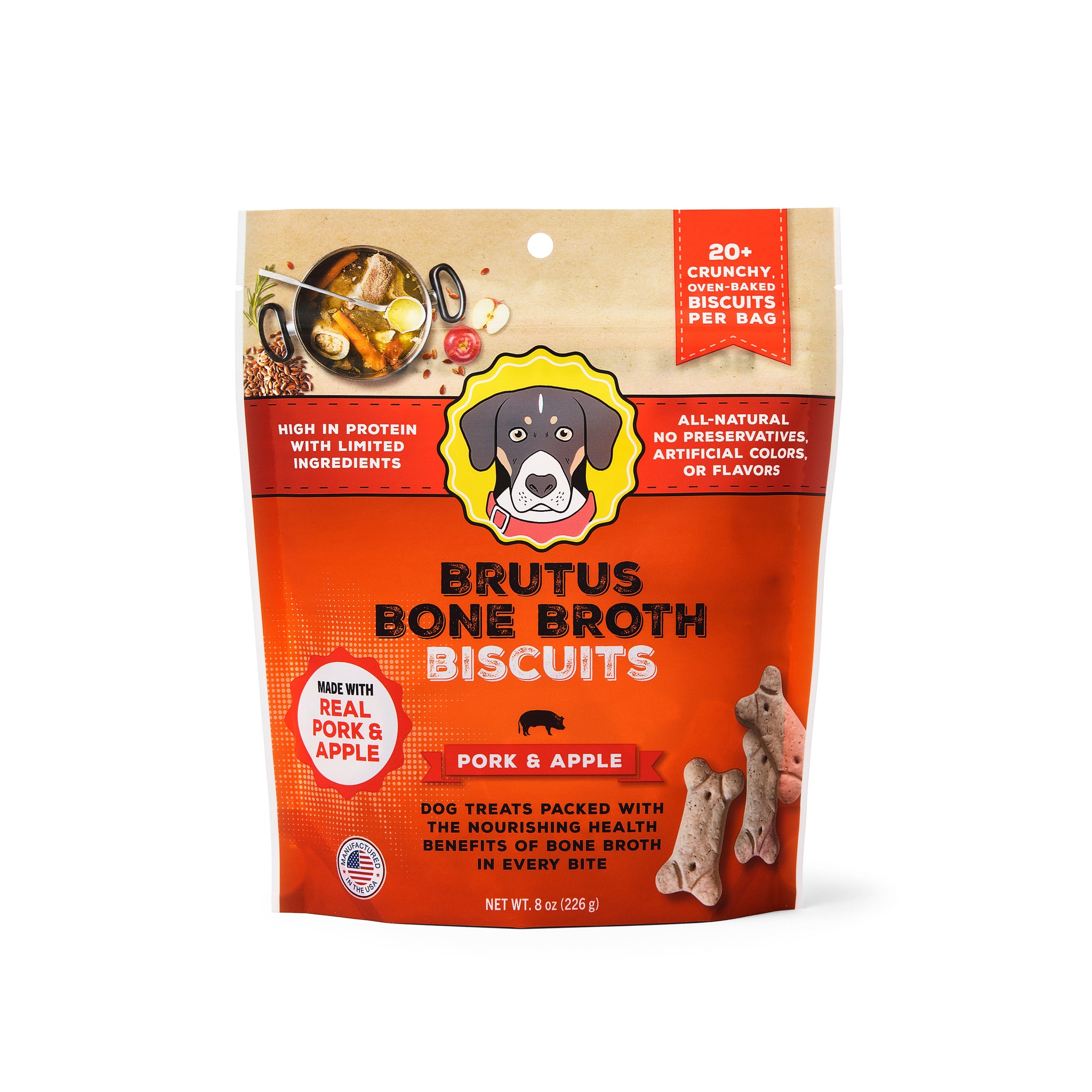 Brutus Broth Biscuits - Pork & Apple