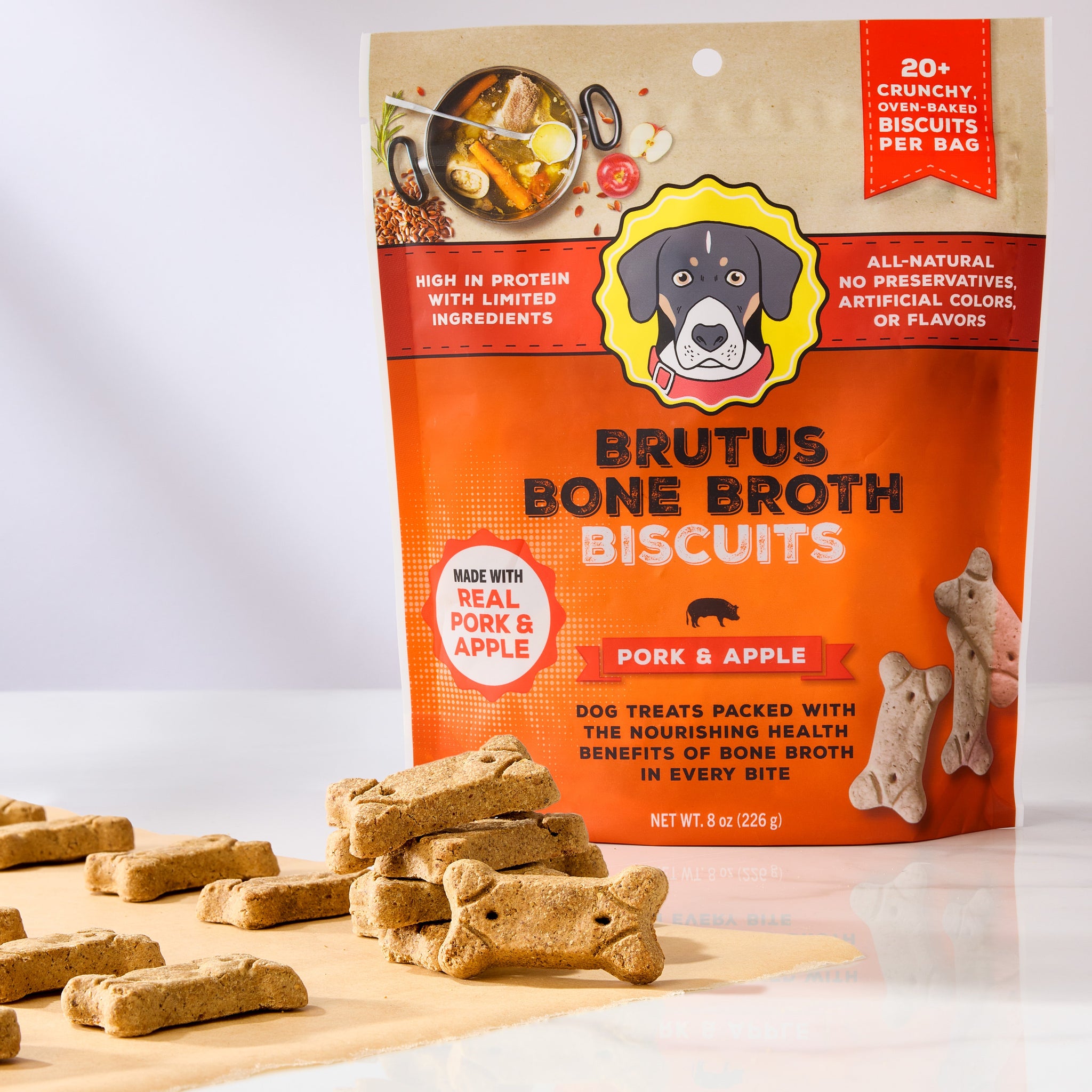 Brutus Broth Biscuits - Pork & Apple