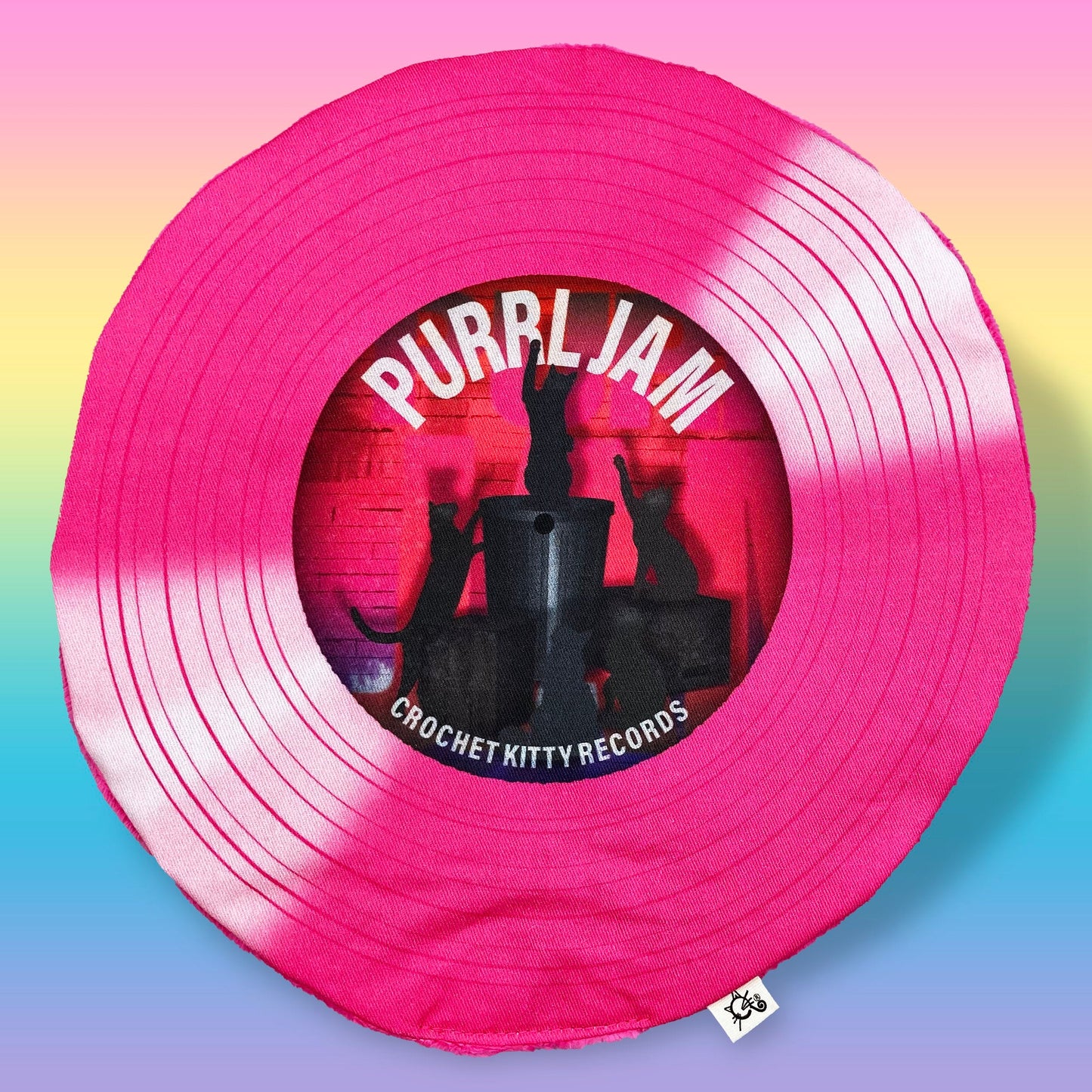 Crinkle and Catnip Record Cat Mat