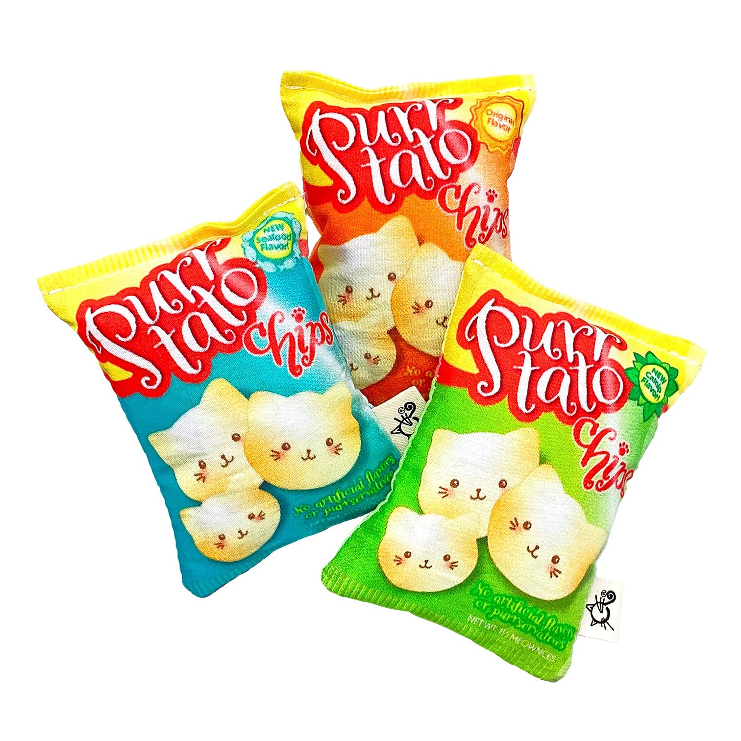 Purrtato Chips Cat Toy Twin Pack