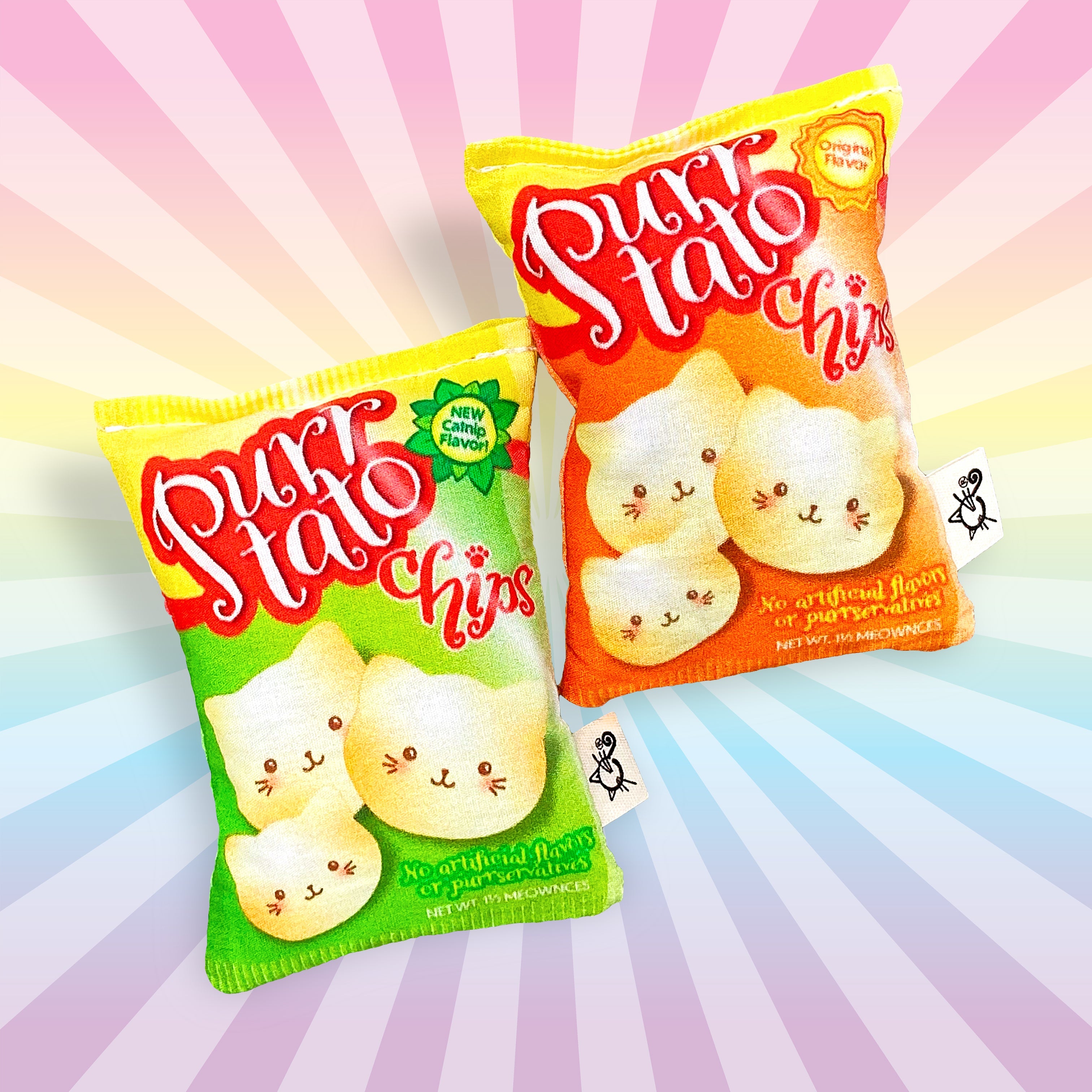 Purrtato Chips Cat Toy Twin Pack