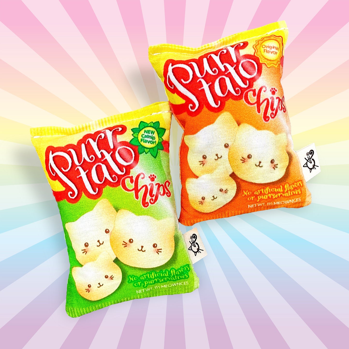 Purrtato Chips Cat Toy Twin Pack