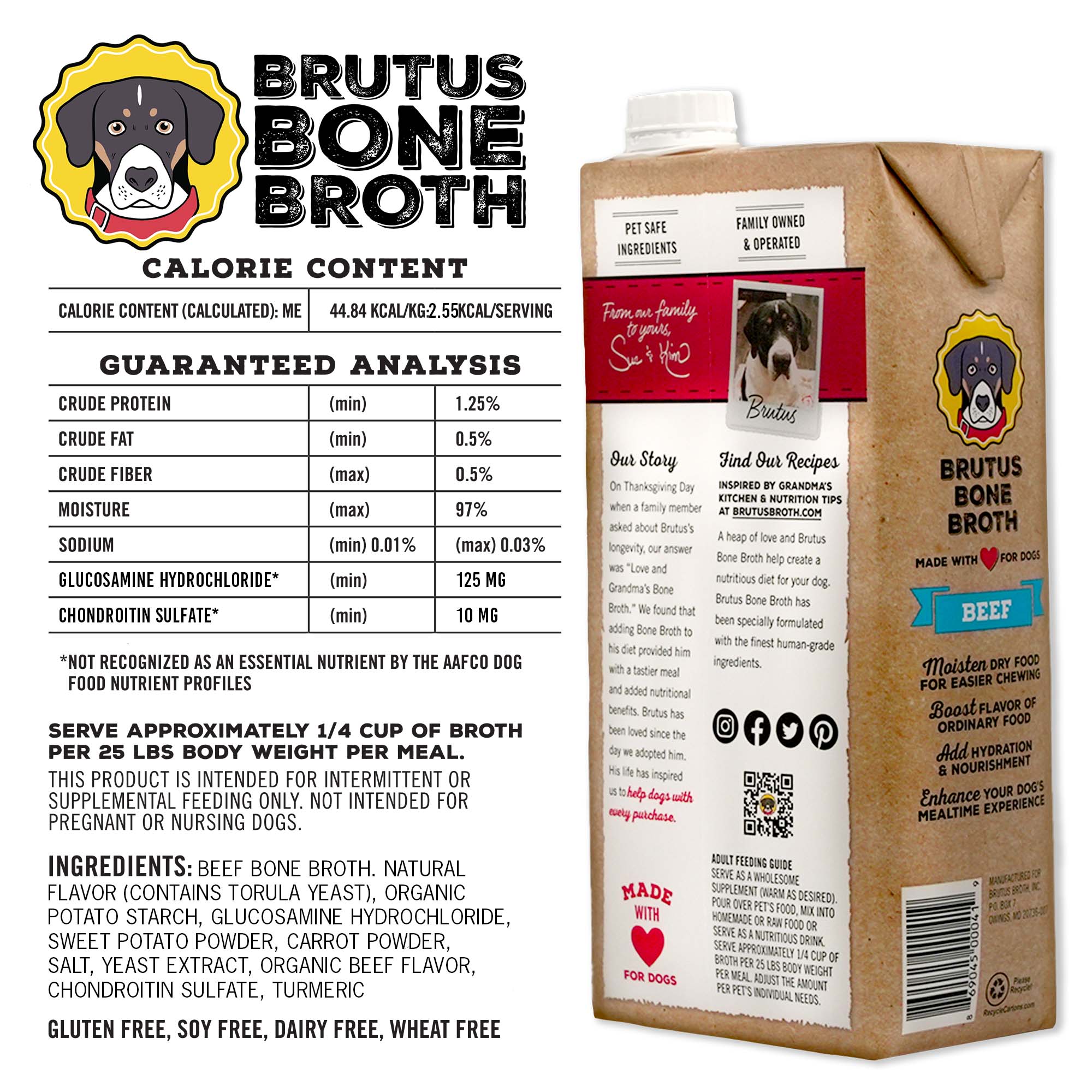 Brutus Bone Broth - Beef