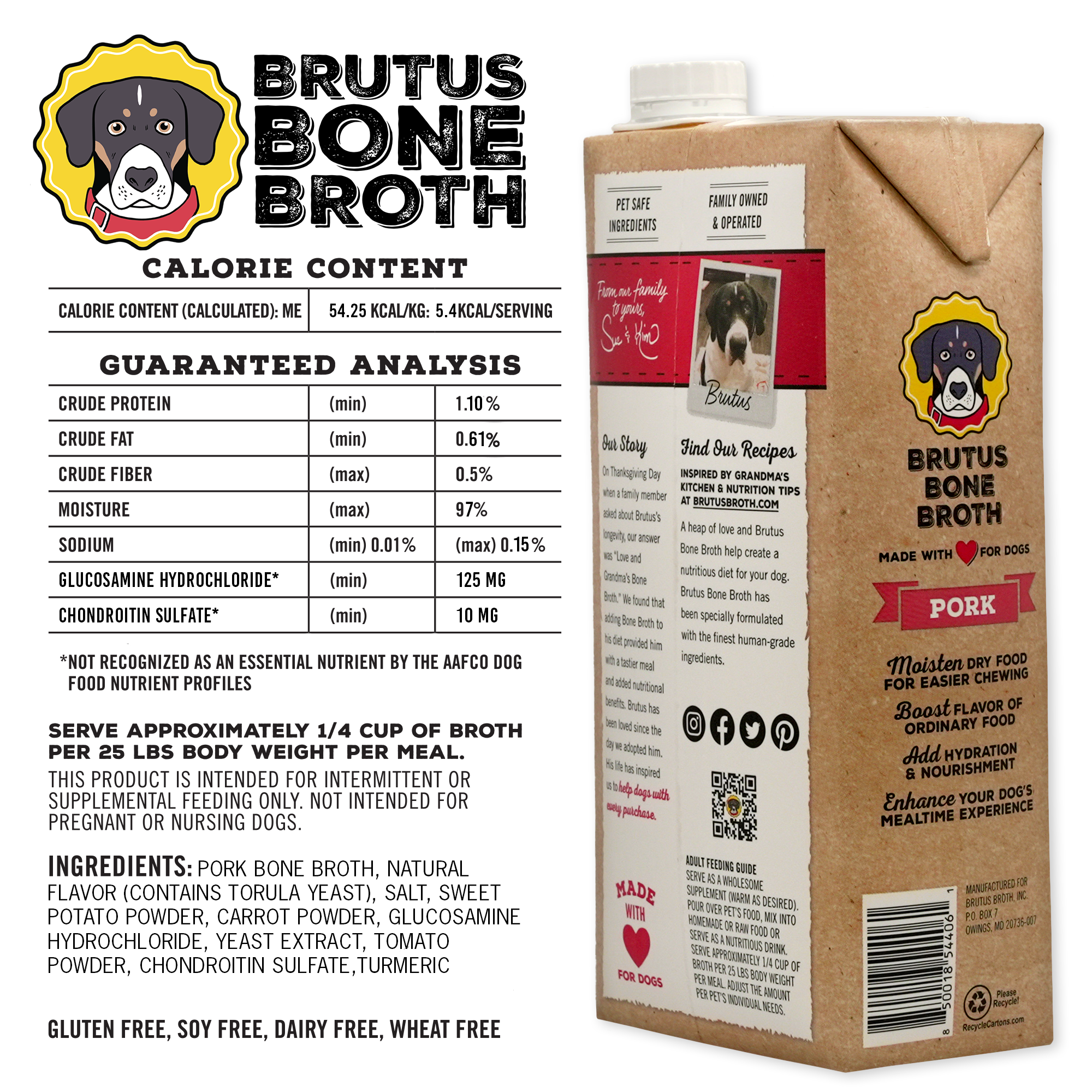 Brutus Bone Broth - Pork