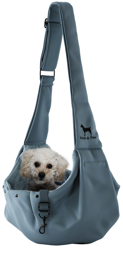 Snap Style Dog Sling Carrier - Grey Twill