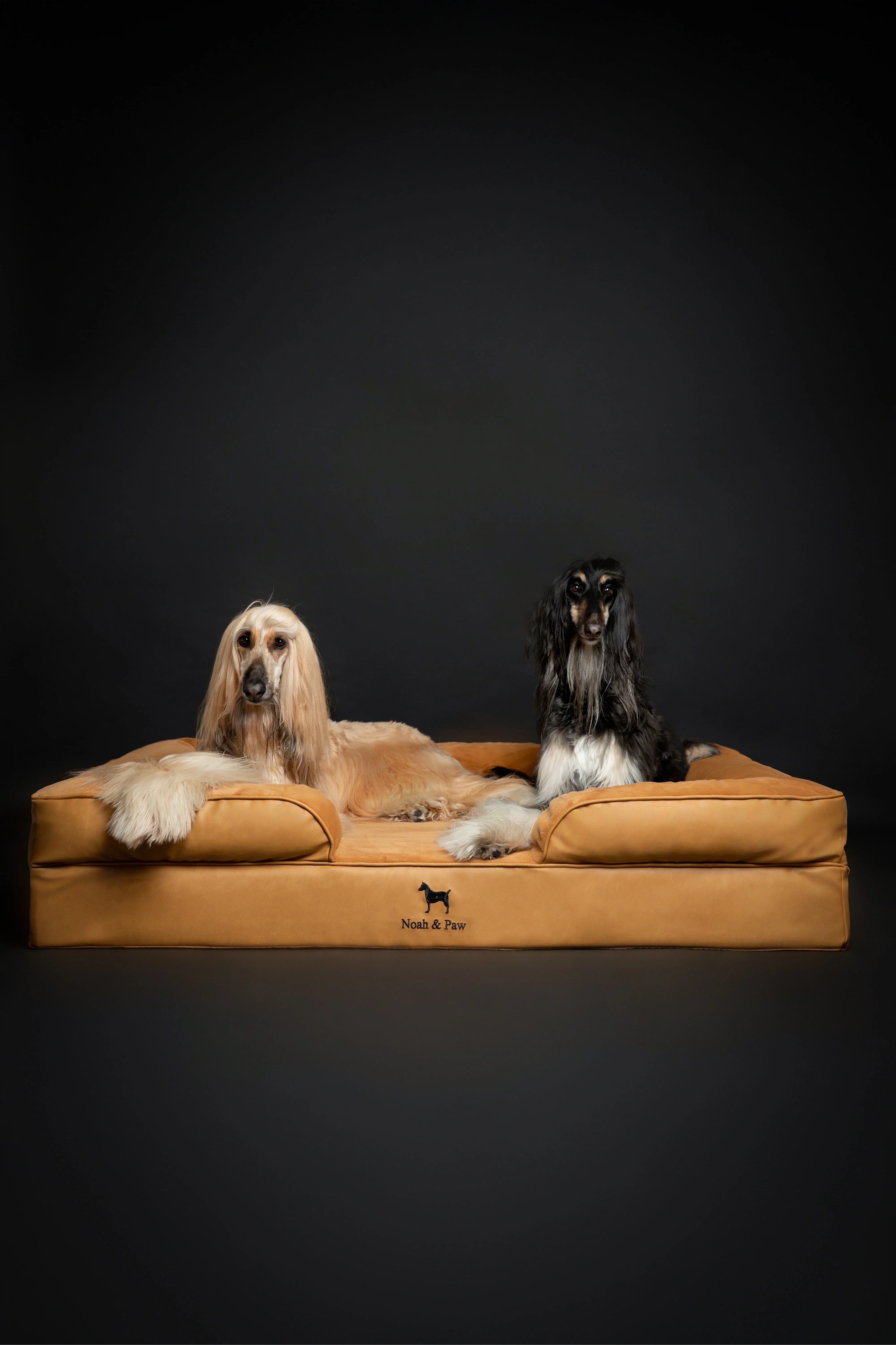 Faux Leather, Orthopedic Pet Bed, Eggshell Memory Foam, Infused with Cooling Gel, Sofa Style