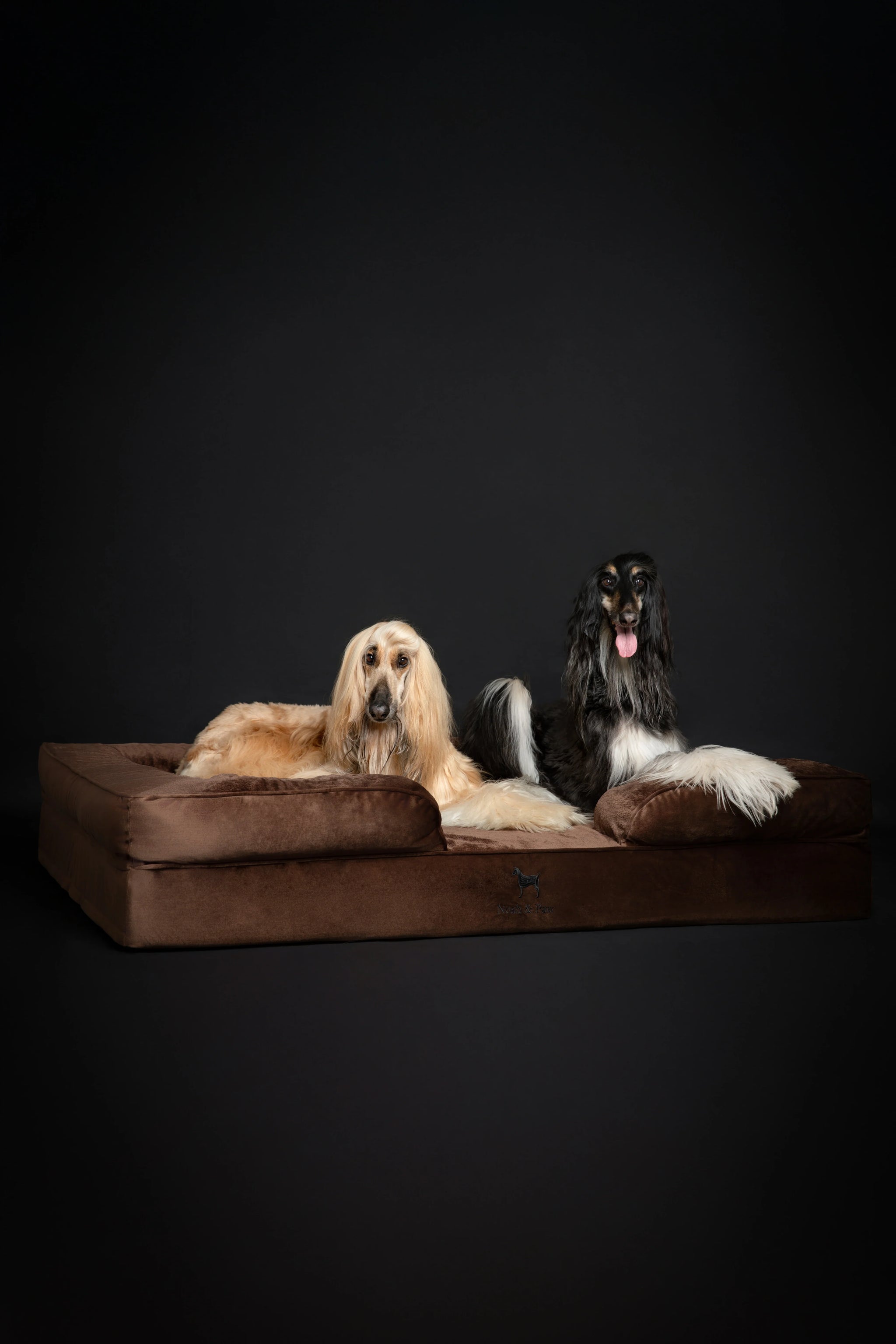 Velvet Orthopedic Pet Bed, Memory Foam, Infused with Cooling Gel