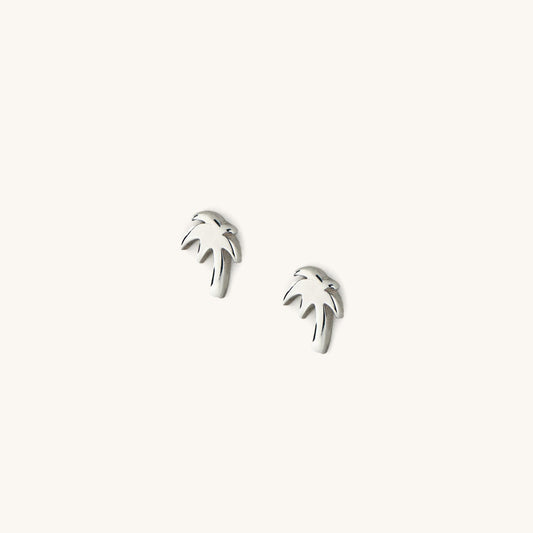 The Wakiki Palm Tree Stud Earrings