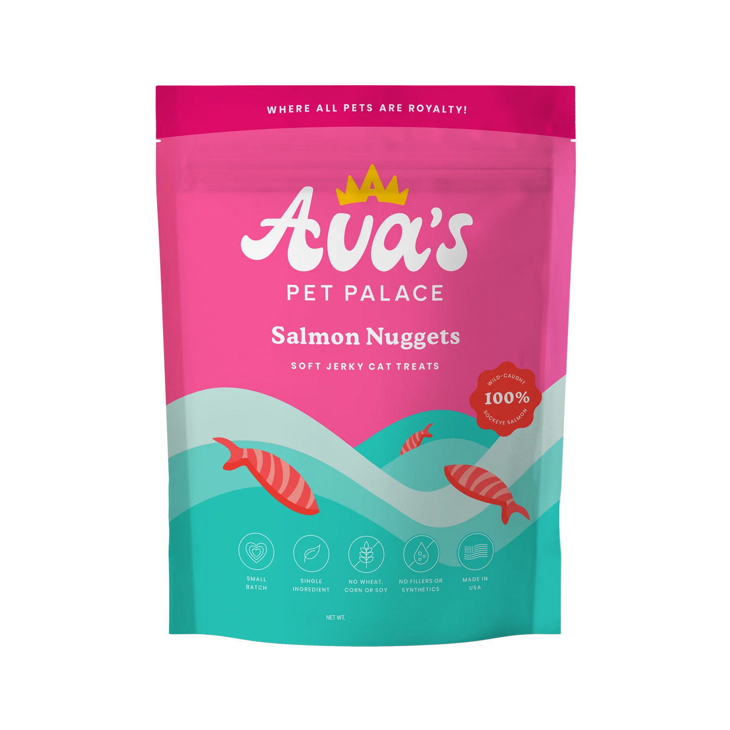 Soft Jerky Cat Treats - Salmon Nuggets For Cats