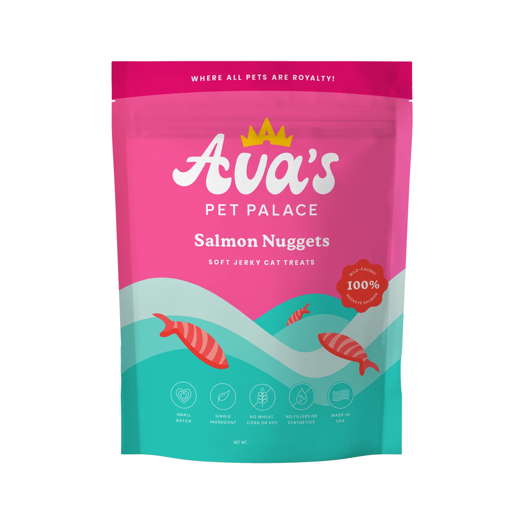 Soft Jerky Cat Treats - Salmon Nuggets For Cats