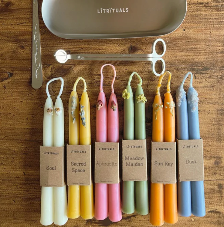 Beeswax Taper Candles