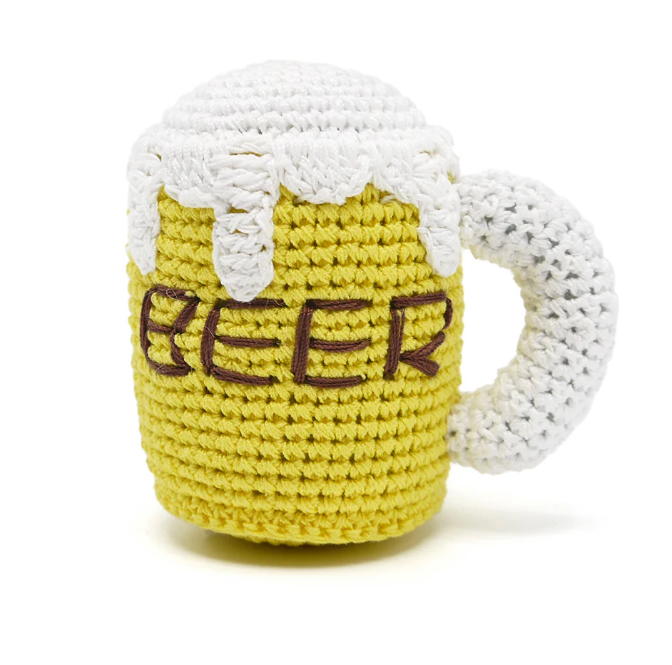 Beer Mug Crochet Toy