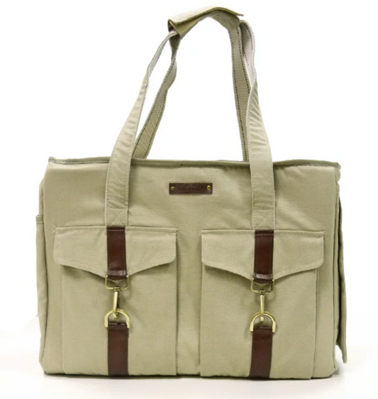 Buckle Tote Beige