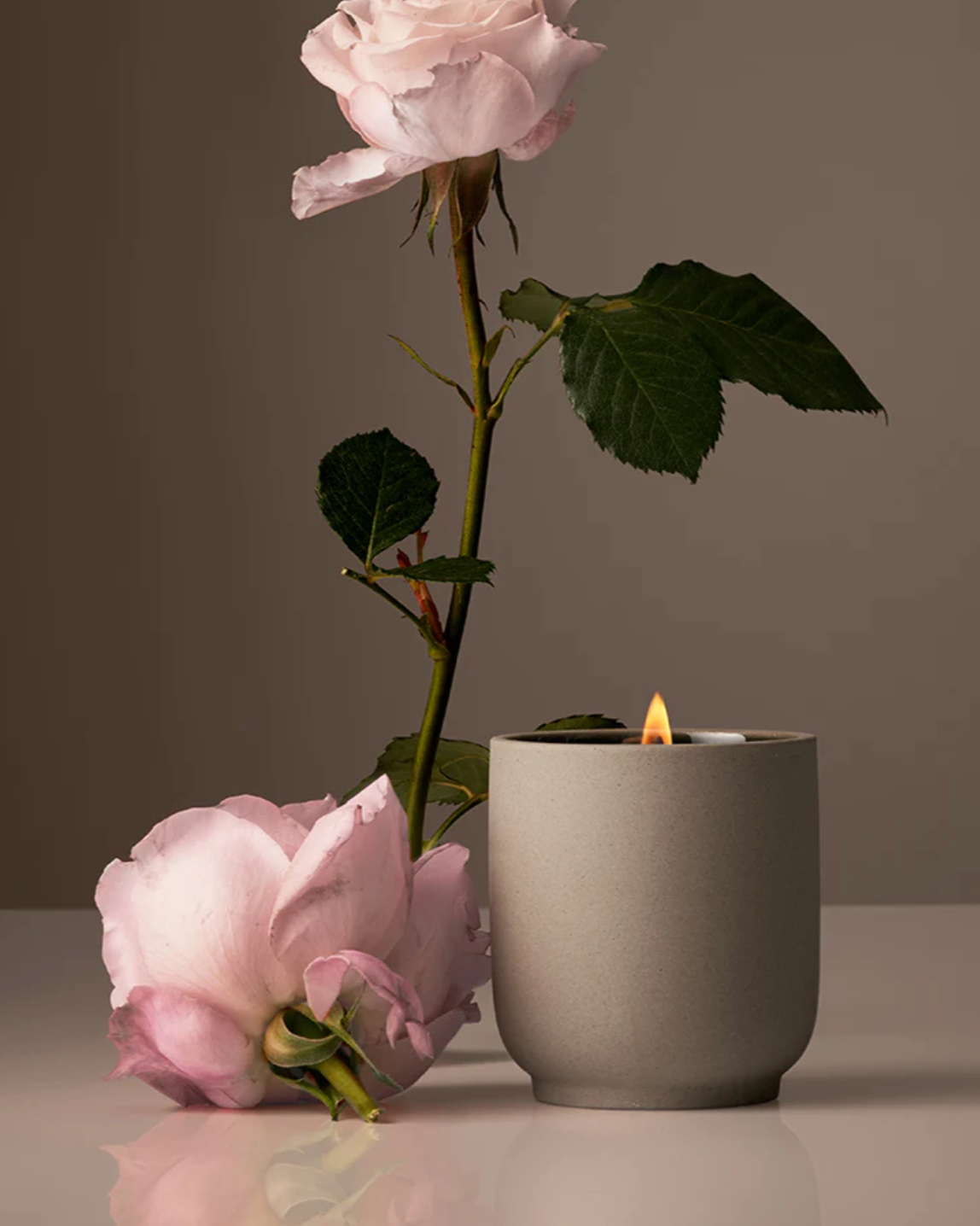 Steeped Rose Candle