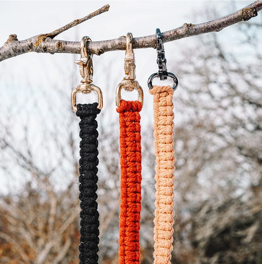 Macramé Leash - Tan