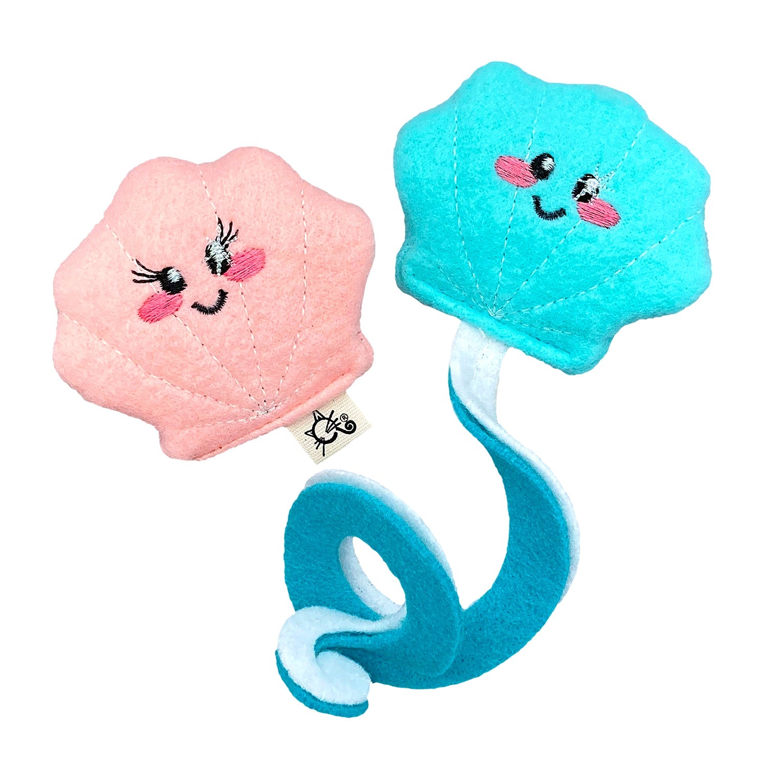 Seashell Kitten Toys Twin Pack