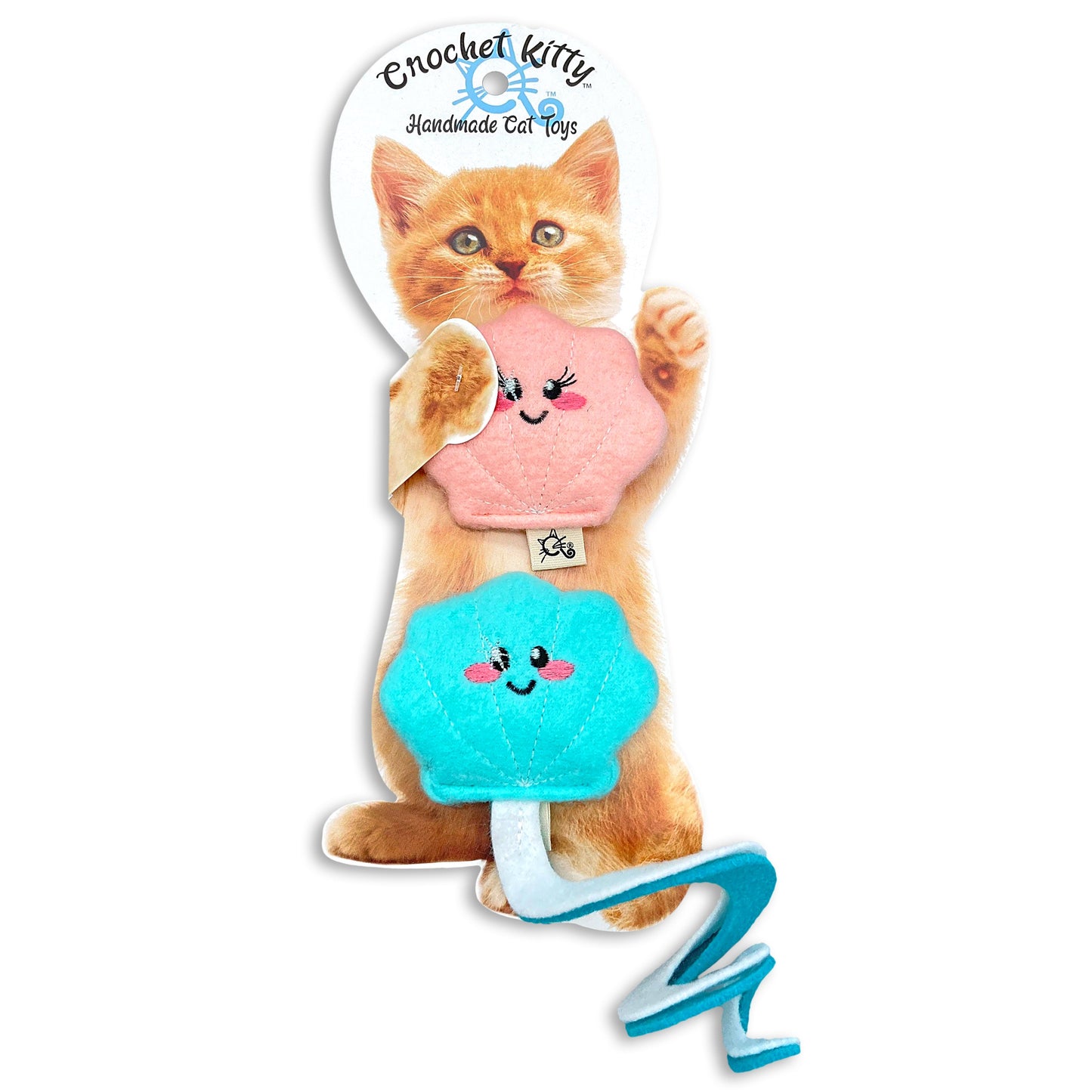 Seashell Kitten Toys Twin Pack