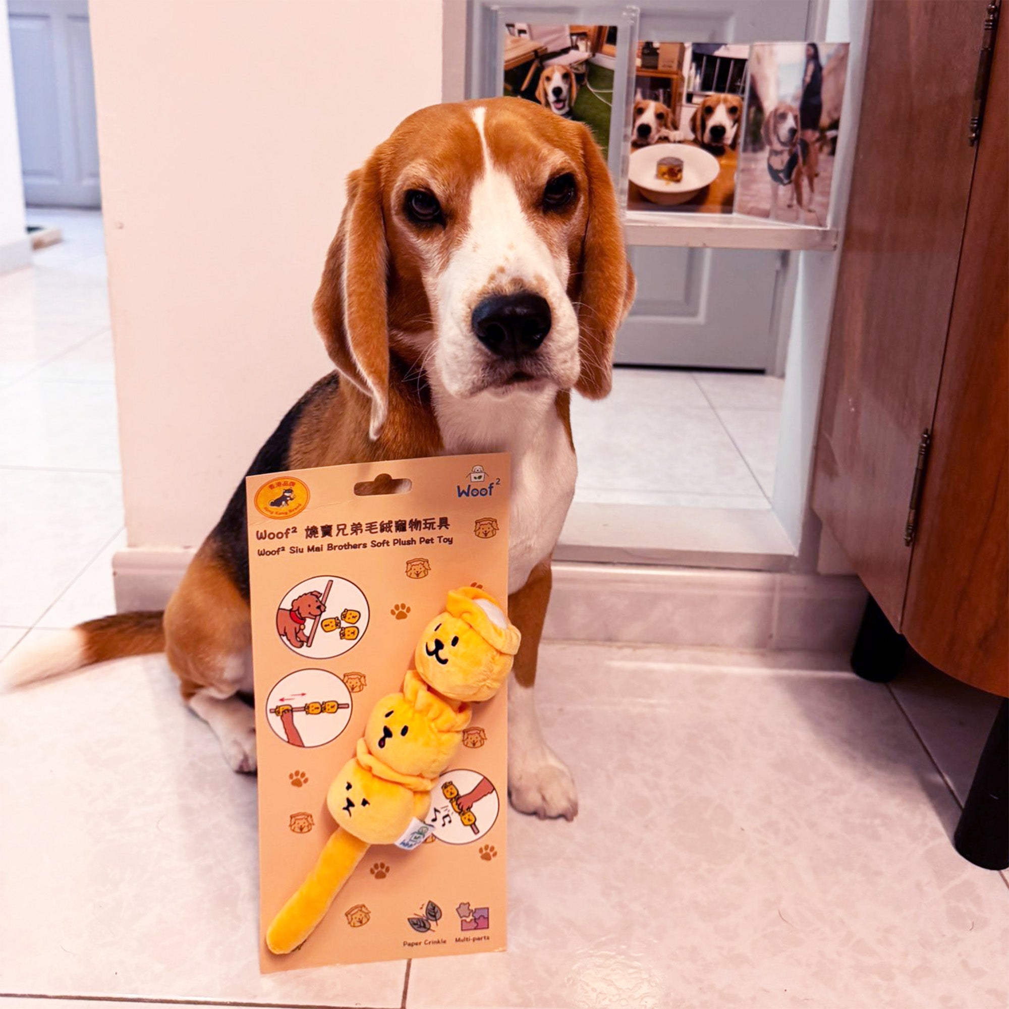 Woof² Siu Mai Brothers Pet Toy