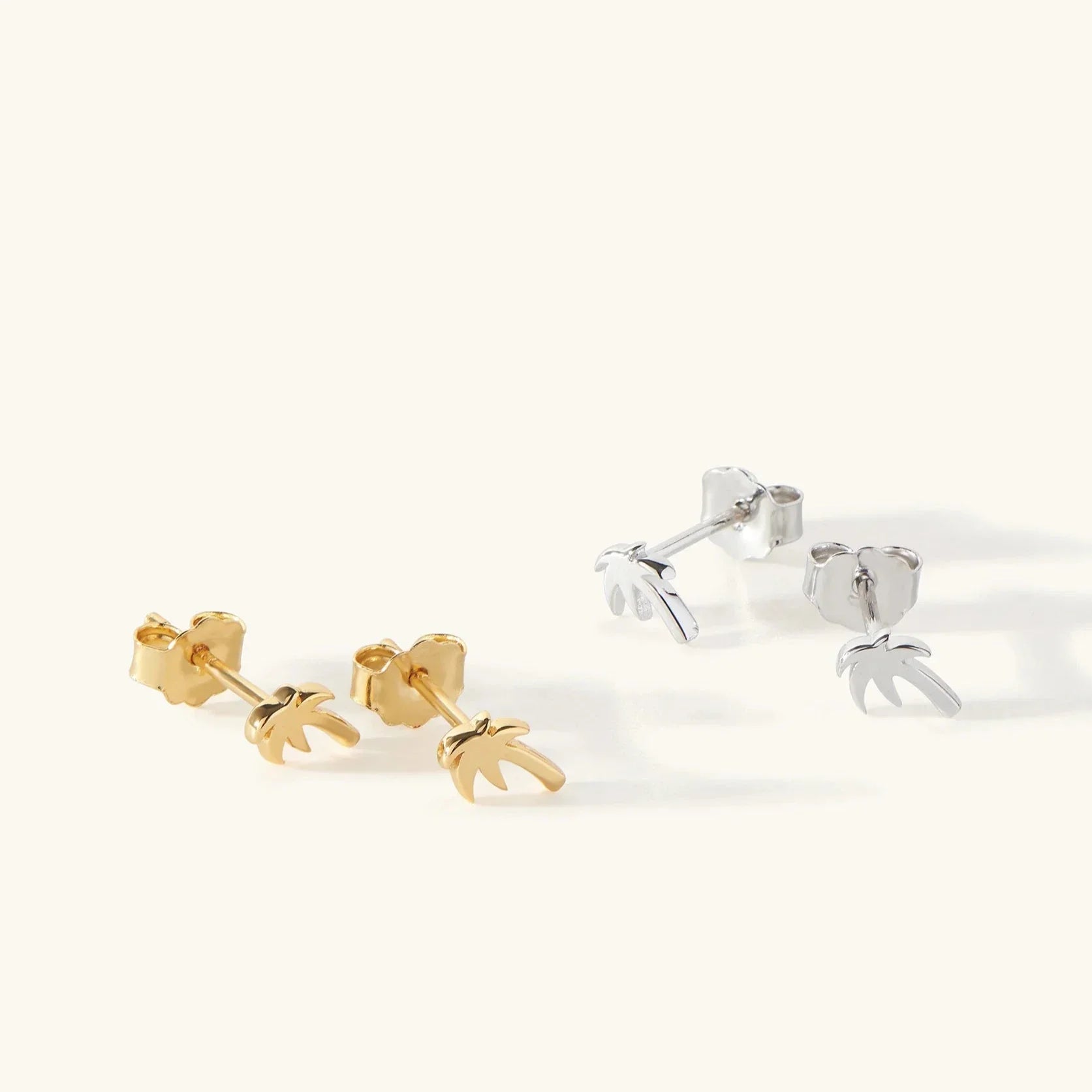 The Wakiki Palm Tree Stud Earrings