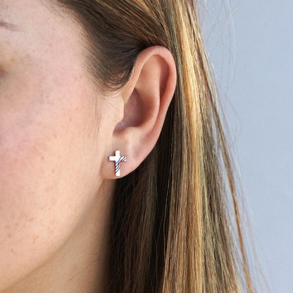 The Santa Teresa Cross Earrings