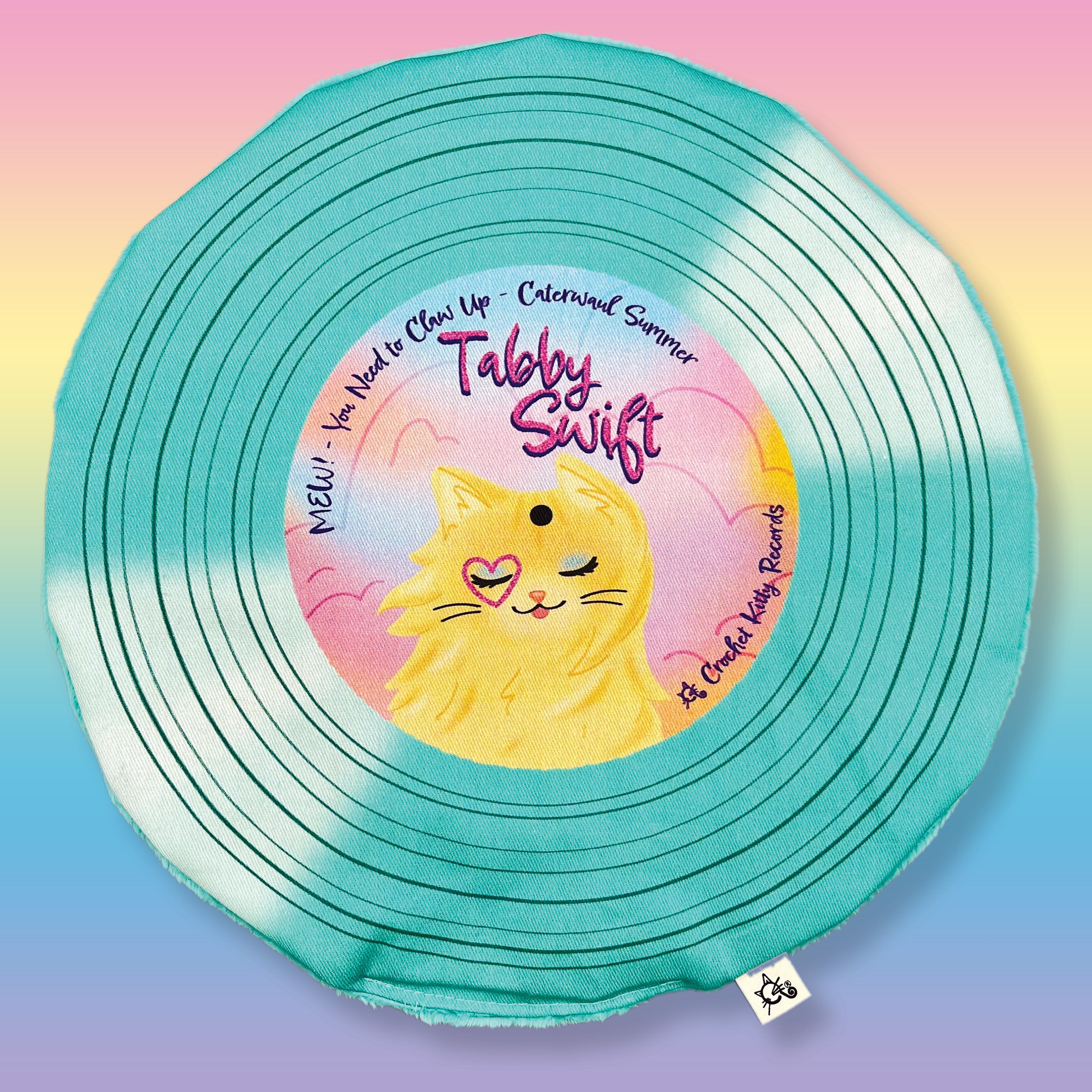 Crinkle and Catnip Record Cat Mat