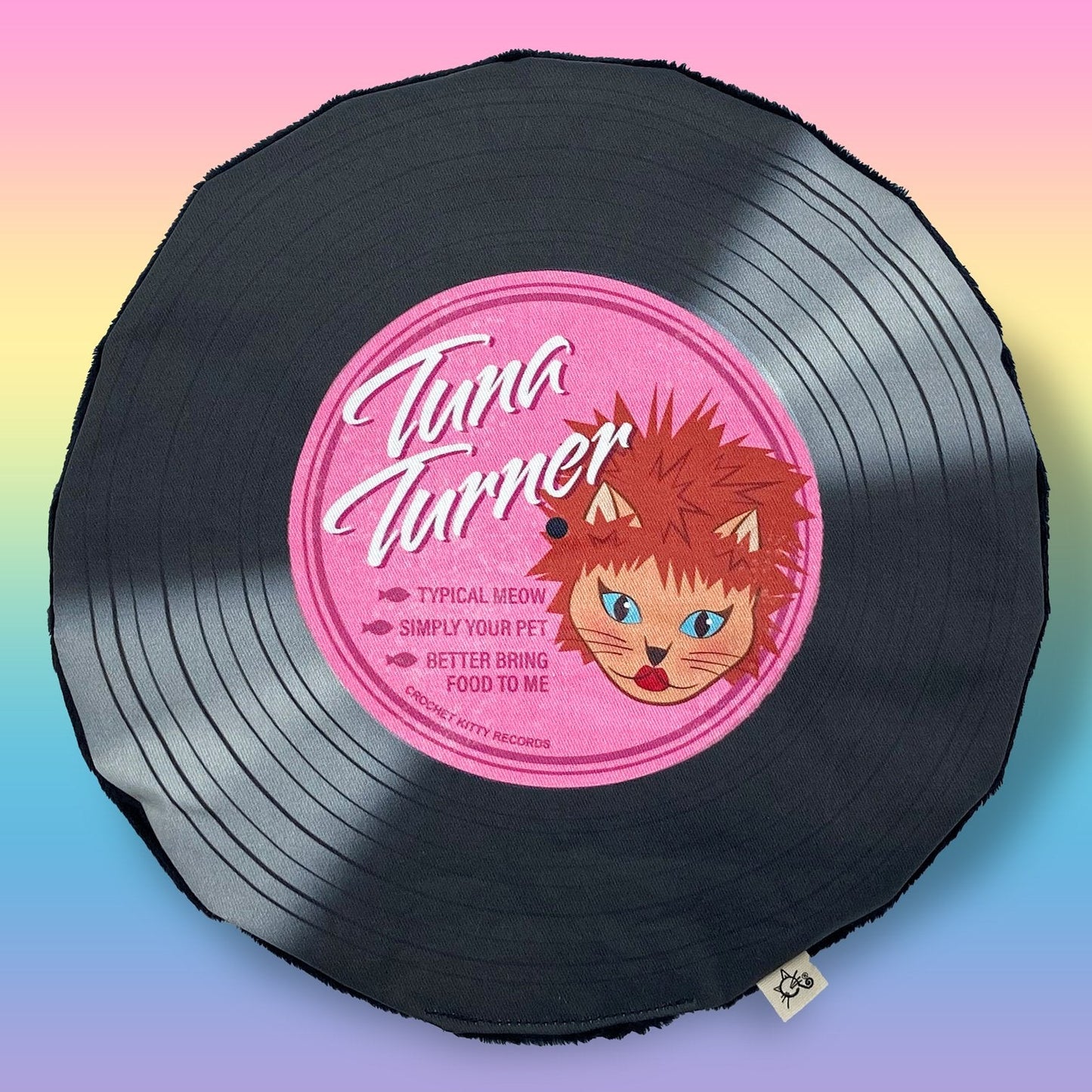 Crinkle and Catnip Record Cat Mat