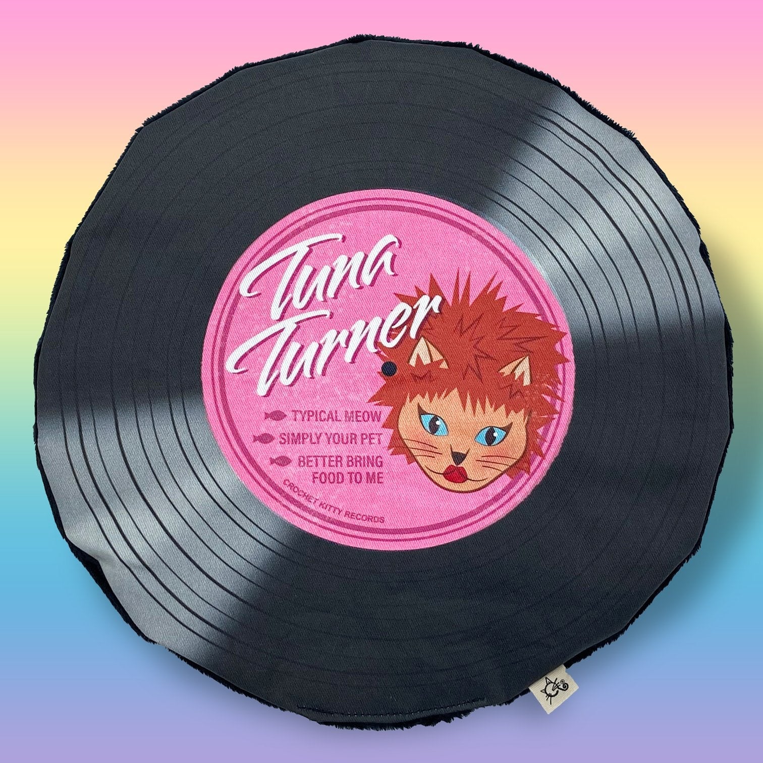 Crinkle and Catnip Record Cat Mat