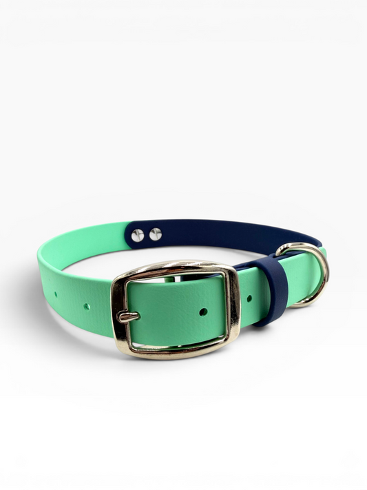 Custom Two-Color Biothane Collar